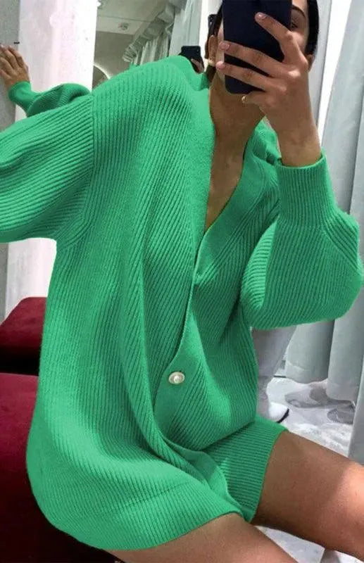 Stilla | Farve Lægger Løs Strikjakke Pullover