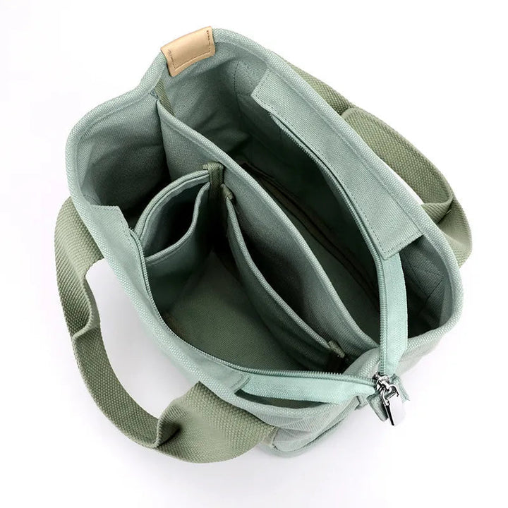 Stilla | Elegant Canvas Skuldretaske