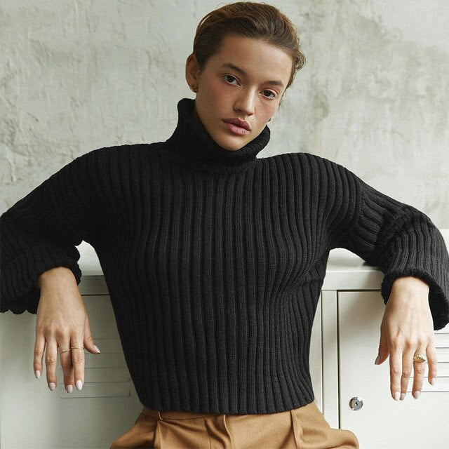 Stilla | Dame Klassisk Rullekravepullover