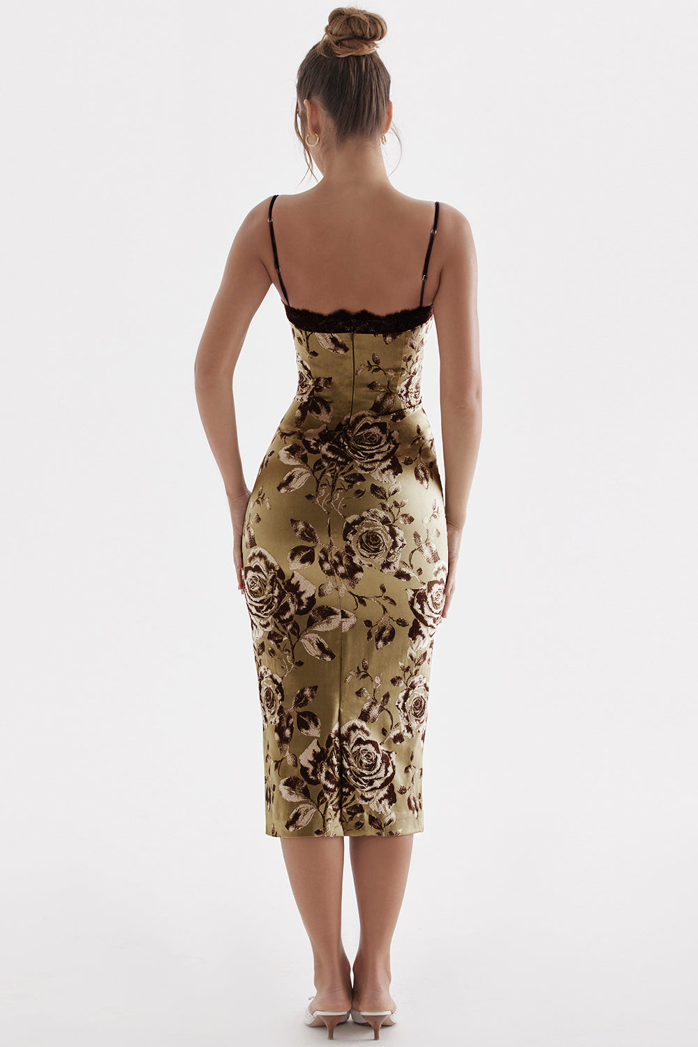 Stilla | Midikjole Med Blomsterprint