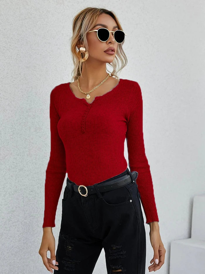 Stilla | Shirt I Damer V-hals Pullover