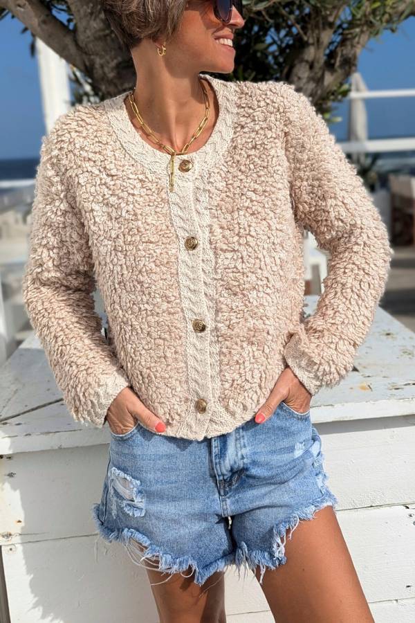 Stilla | Strikjakke Med Knapper