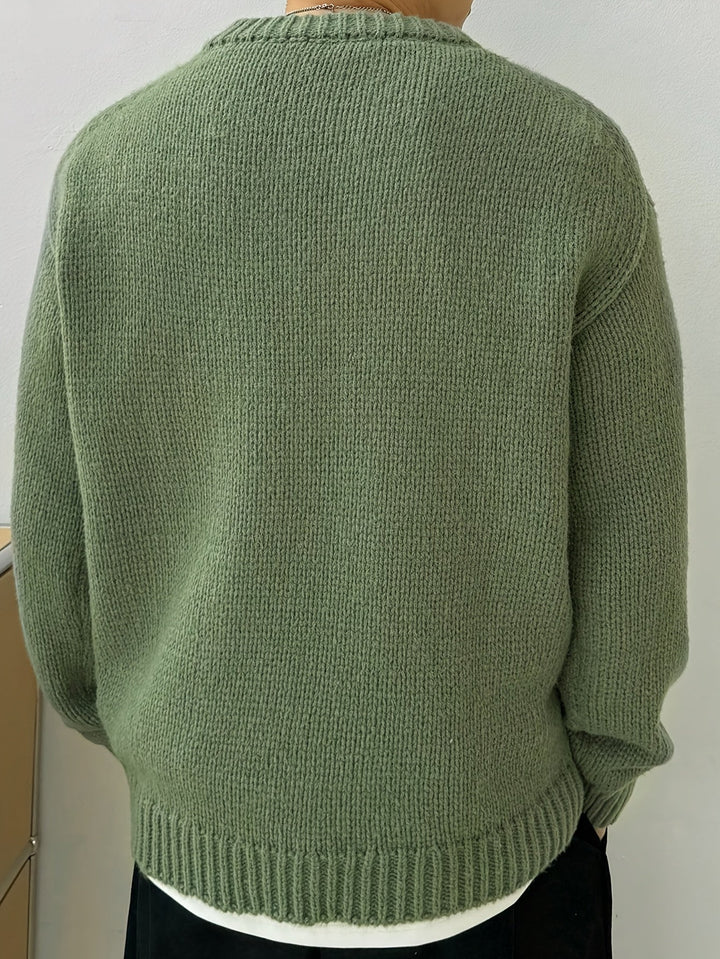 Stilla | Løs Pullover Med Lange Ærmer Og Rund Halsudskæring