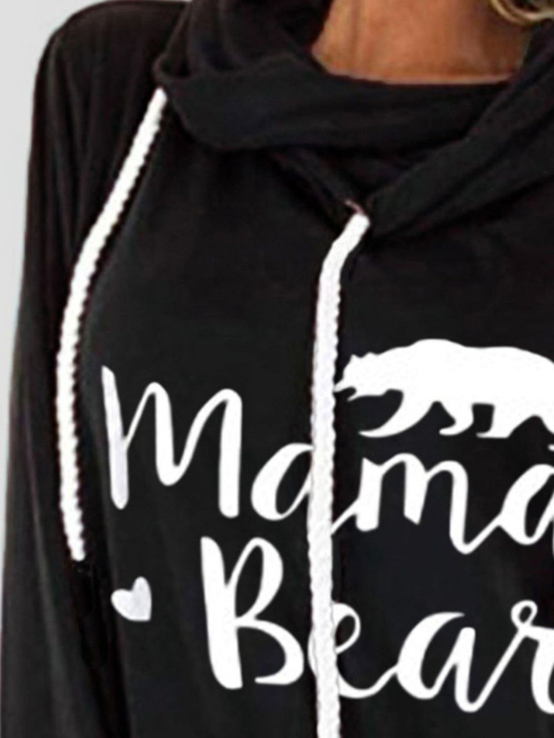 Stilla | Sweatshirt med lange ærmer med snor og grafisk bogstav