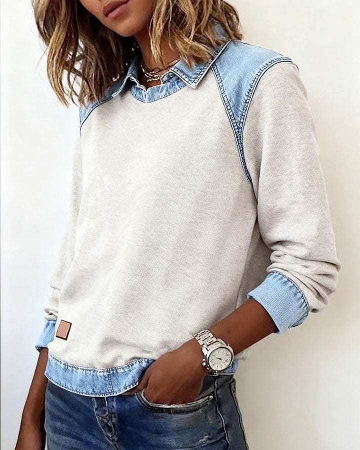 Stilla | Fashionable Revers Langærmet