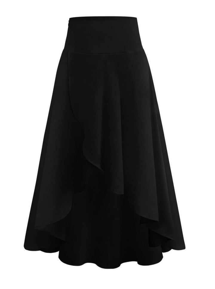 Stilla | Casual Asymmetrisk Midiskørt