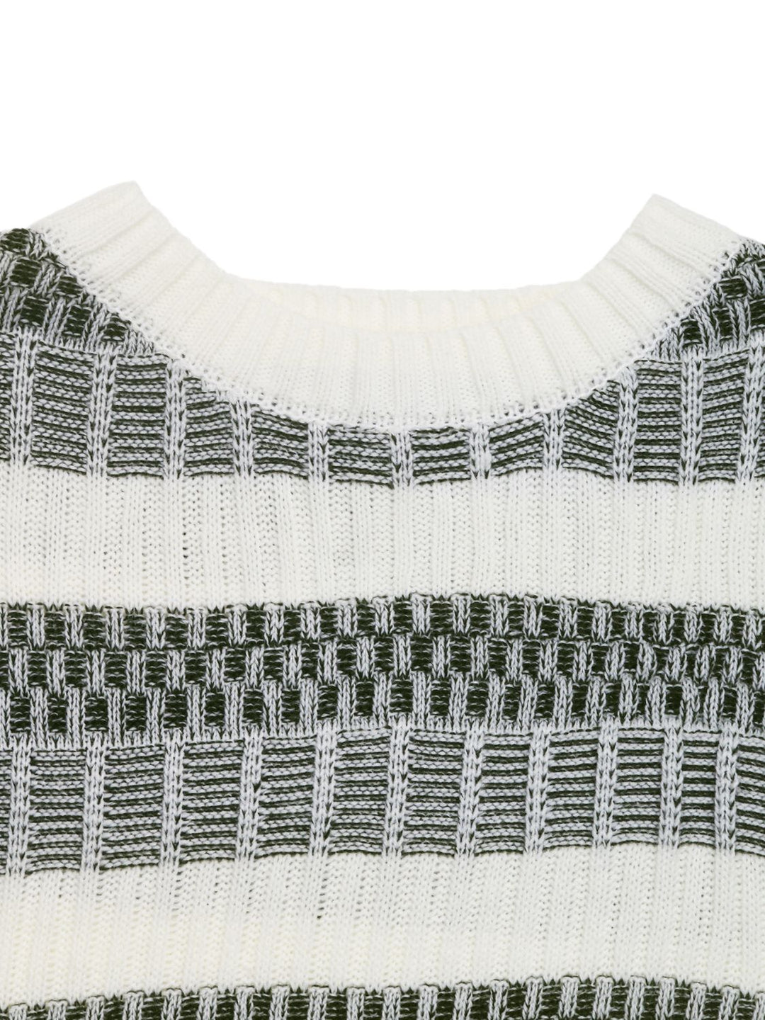 Stilla | Pullover med Rundhalsudskæring og Lange Kontrasterende Ærmer Perfee