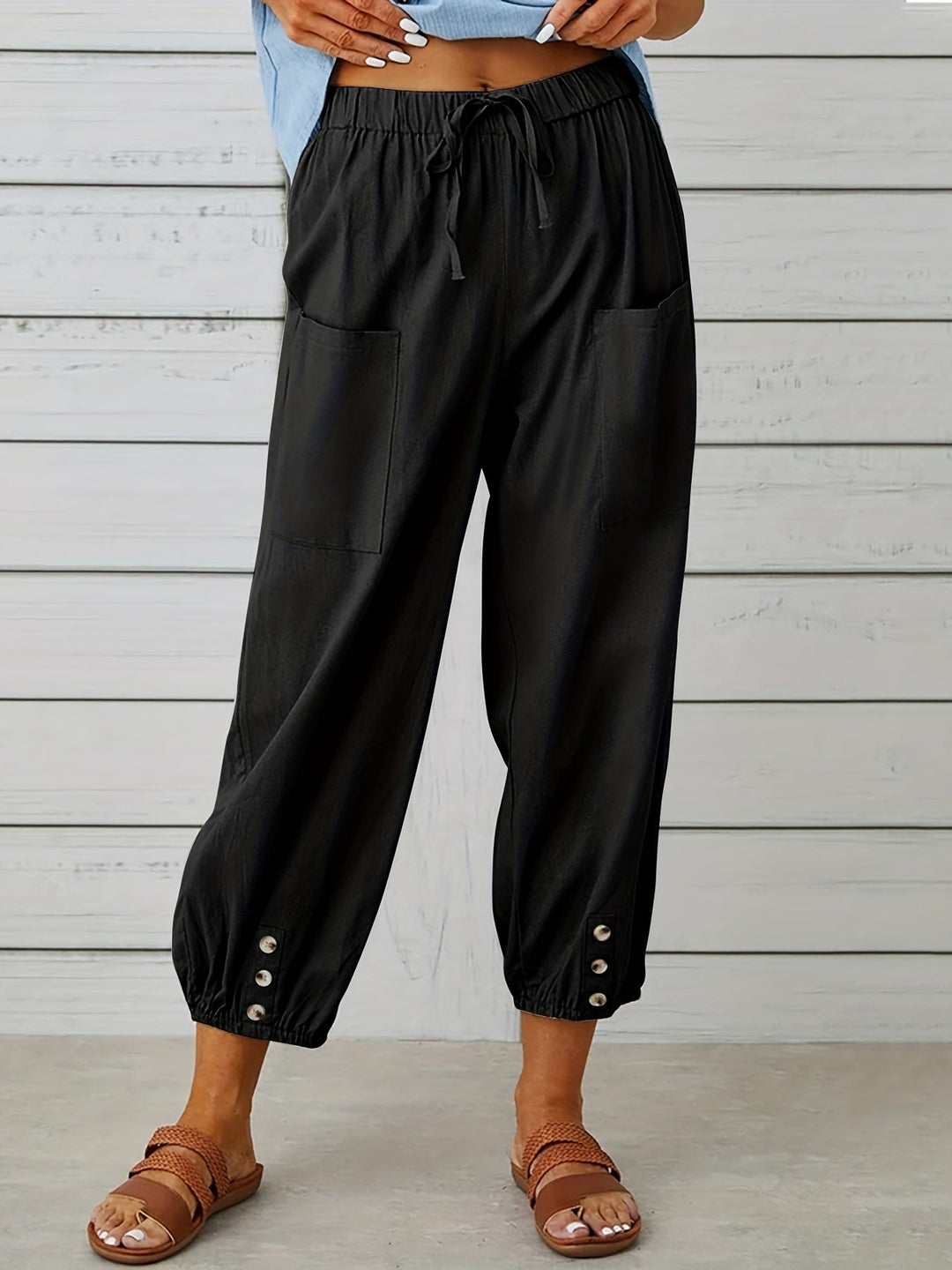 Stilla | Patched Crop Bukser Til Kvinder