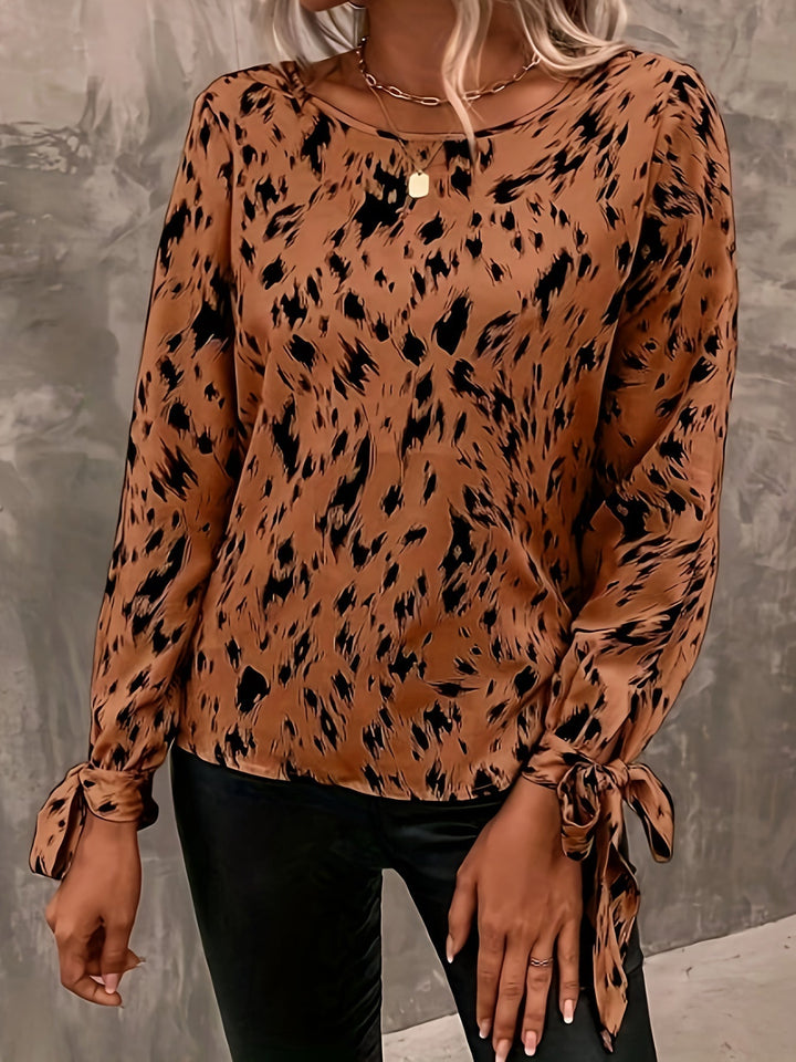 Stilla | Elegante Bluse Med Lange Ærmer Og Bundet Manchet