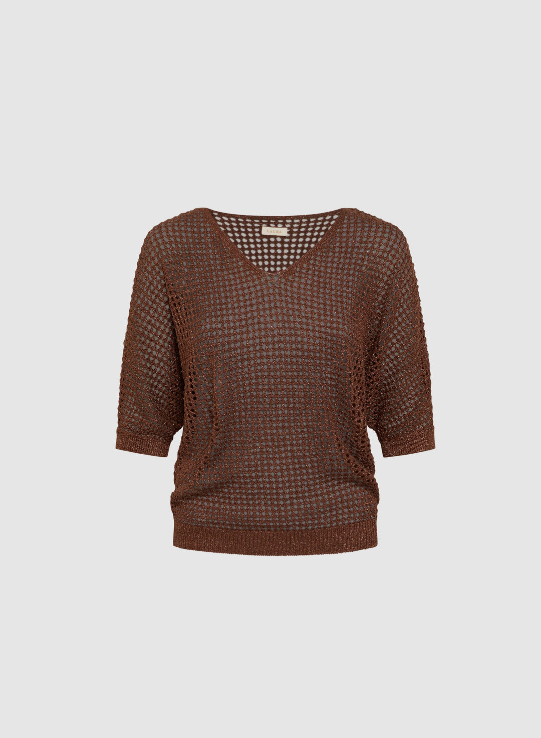 Stilla | Lurex Striktrøje Damer