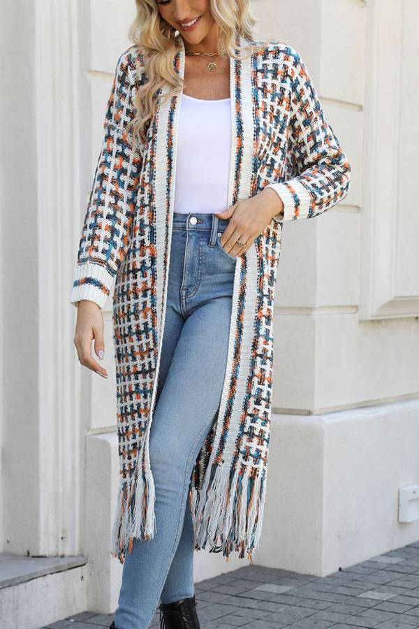 Stilla | Lang Fringing Cardigan