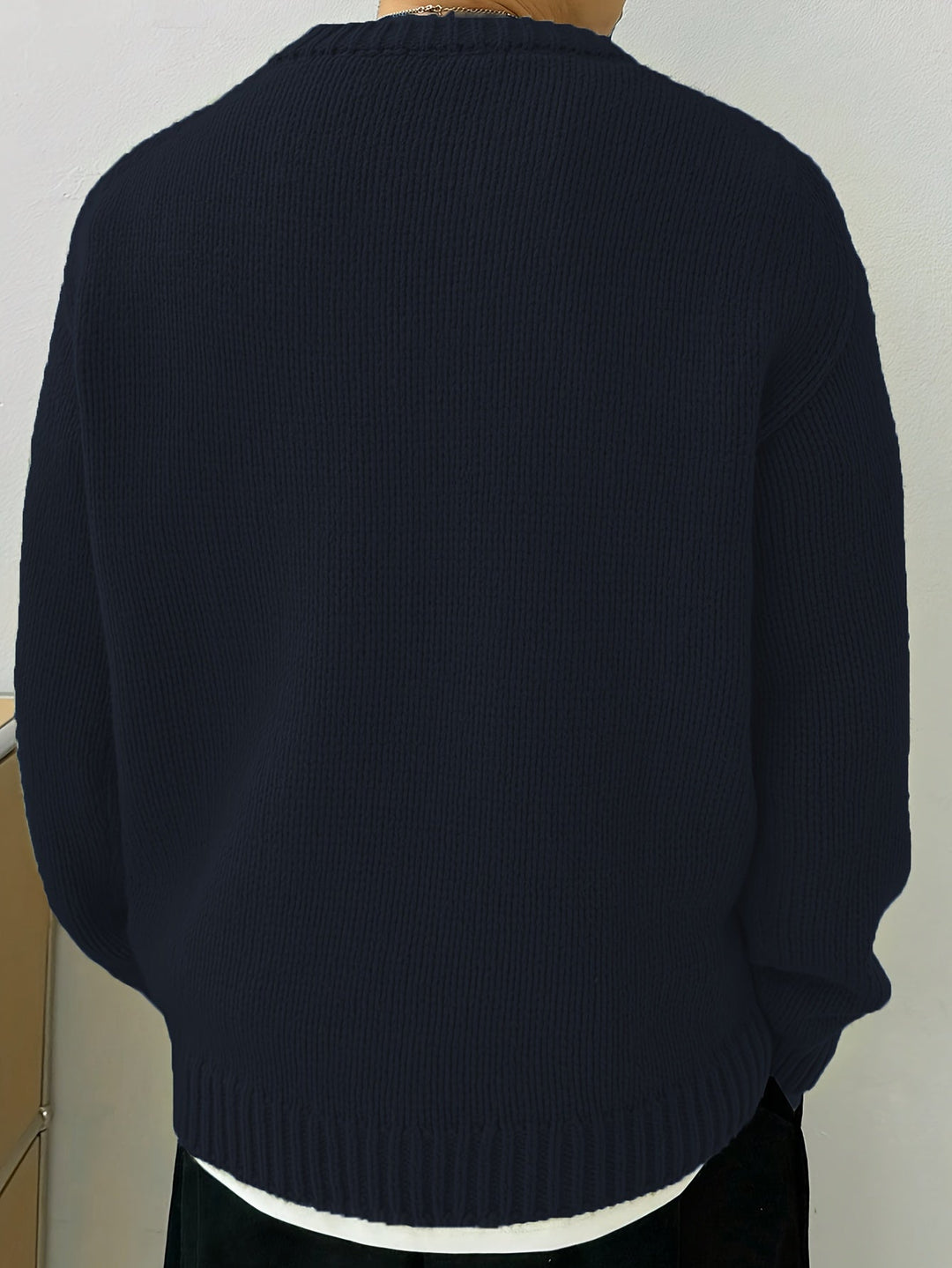 Stilla | Løs Pullover Med Lange Ærmer Og Rund Halsudskæring