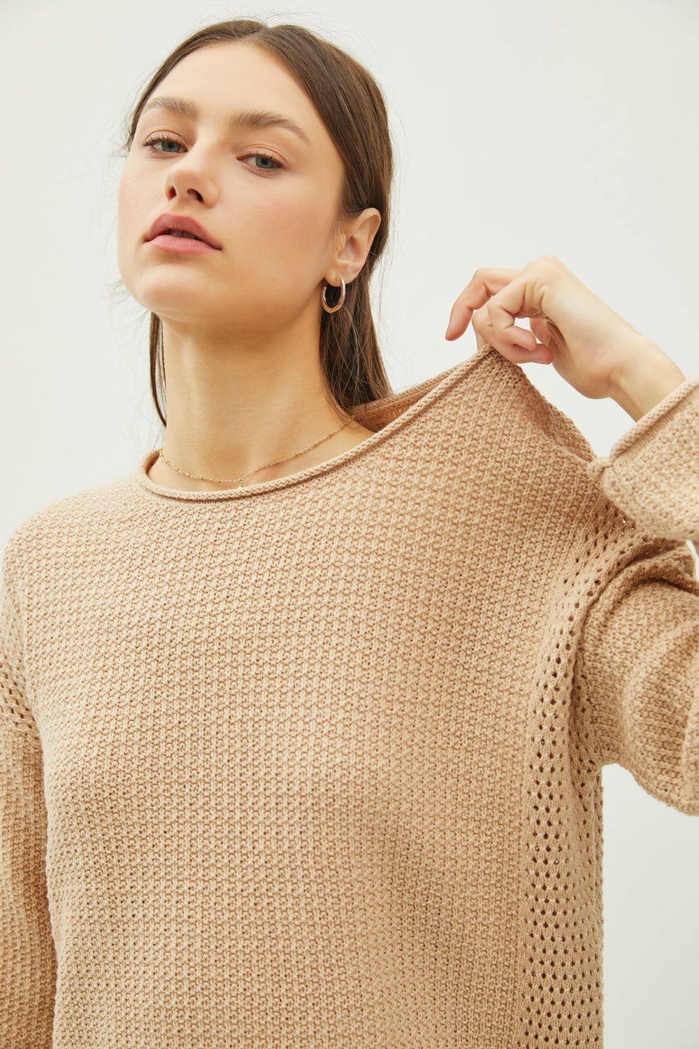 Stilla | Pull Be Cool Roll Med Rundhalet og Uddelinger