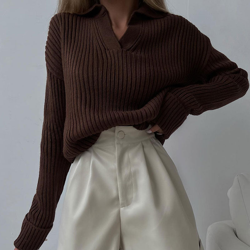 Stilla | Dame V-Udskæring Sweater