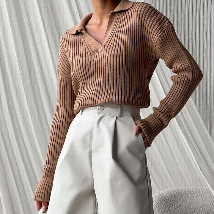 Stilla | Dame V-Udskæring Sweater