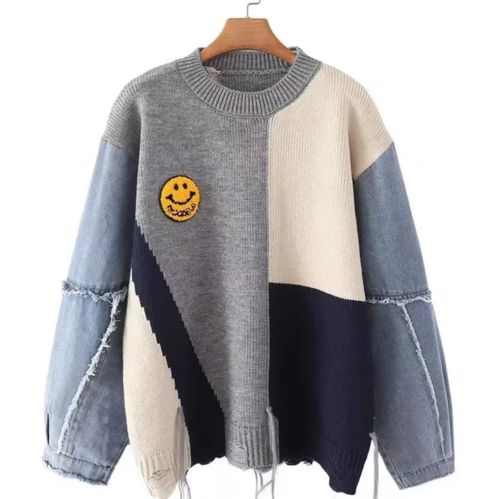 Stilla | Glad patchwork-trøje til kvinder