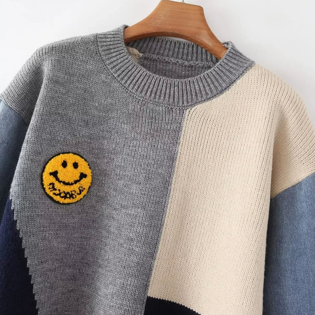 Stilla | Glad patchwork-trøje til kvinder