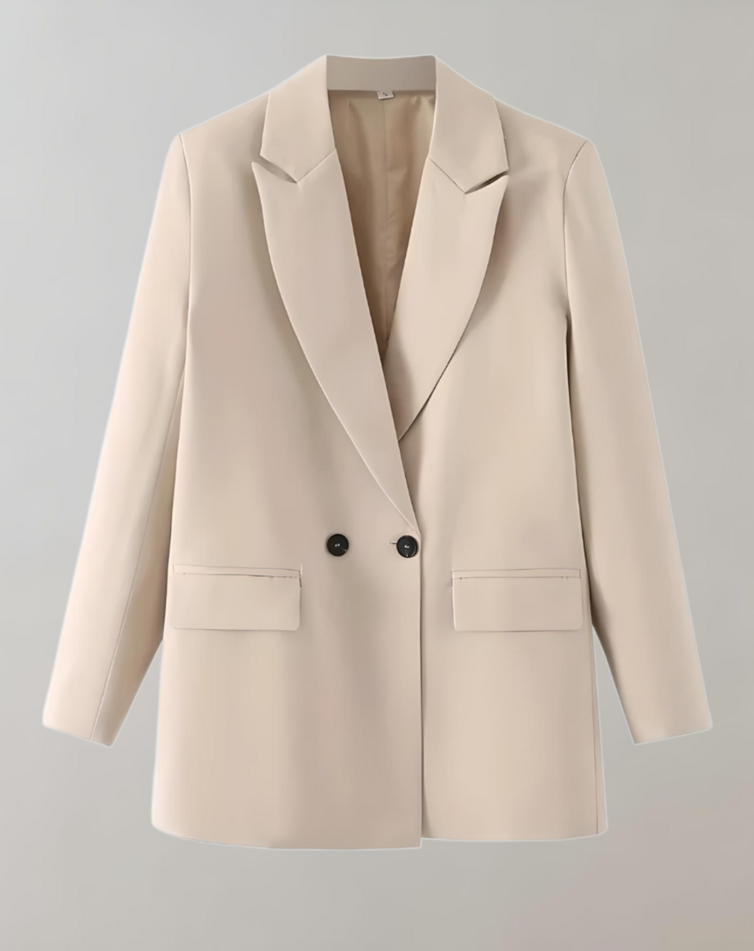 Stilla | Behagelig, Enkel og Oversized To-knaps Blazer Med Praktiske Sidelommer