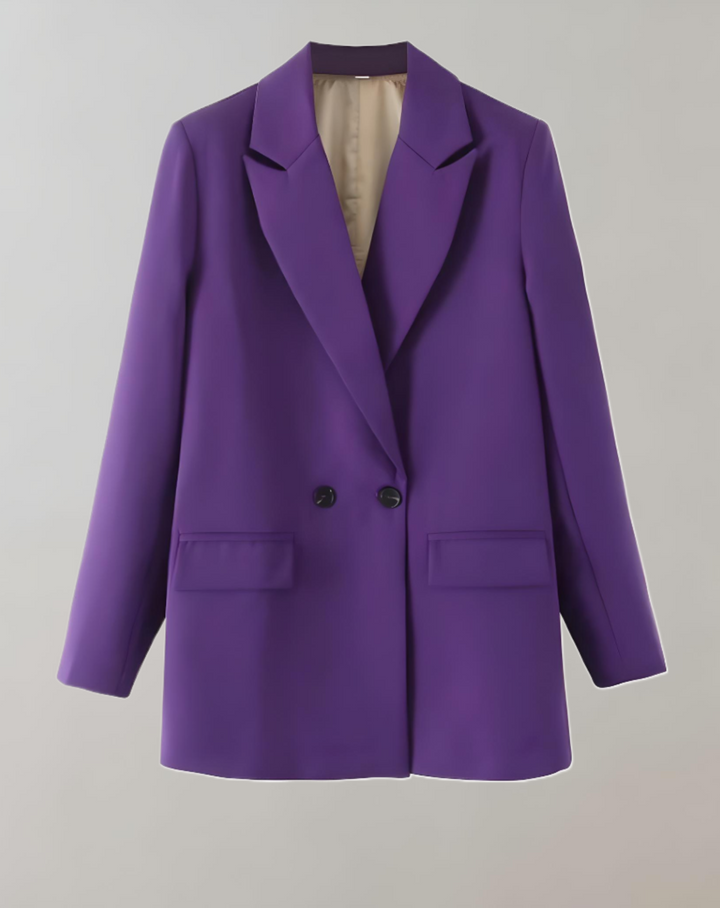 Stilla | Behagelig, Enkel og Oversized To-knaps Blazer Med Praktiske Sidelommer