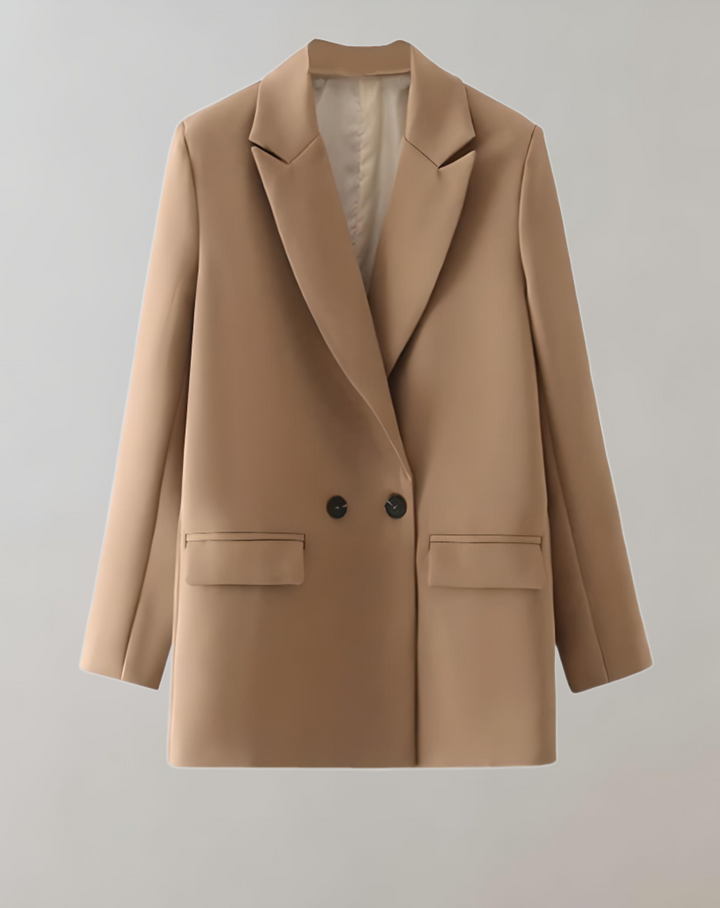Stilla | Behagelig, Enkel og Oversized To-knaps Blazer Med Praktiske Sidelommer