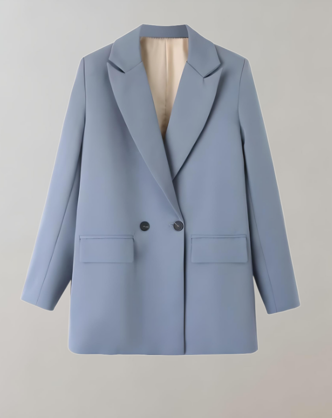 Stilla | Behagelig, Enkel og Oversized To-knaps Blazer Med Praktiske Sidelommer