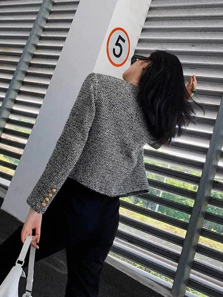 Stilla | Smart Multipocket Dame Tweedjakke