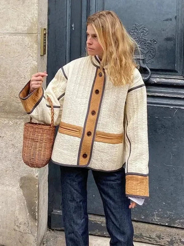 Stilla | Smart Patchwork Dame Steppjakke