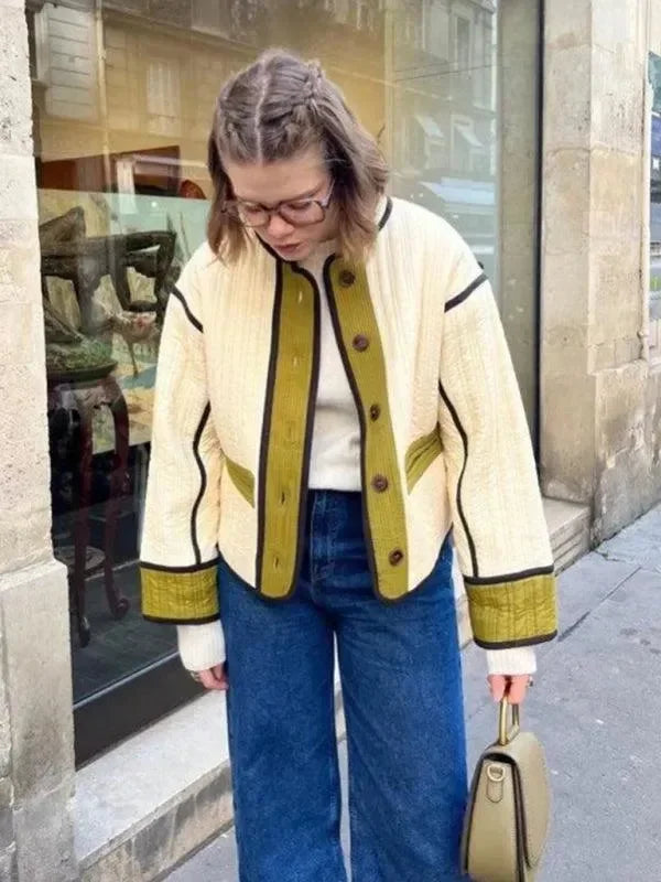 Stilla | Smart Patchwork Dame Steppjakke