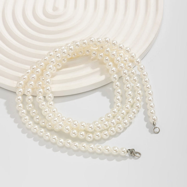 Chic Pearl Lang Kæde Ankelrem