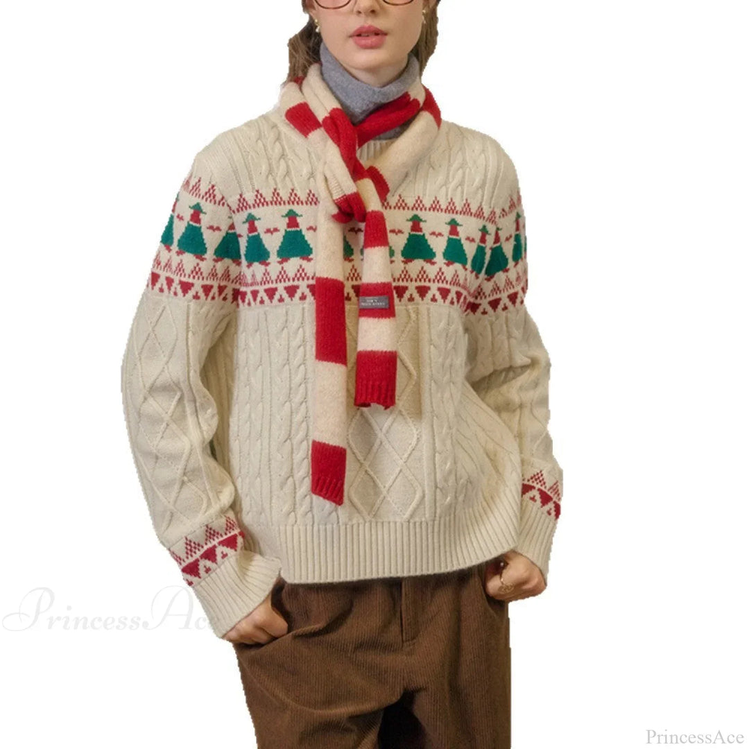 Stilla | Juletræ Vintage Fair Isle Pullover