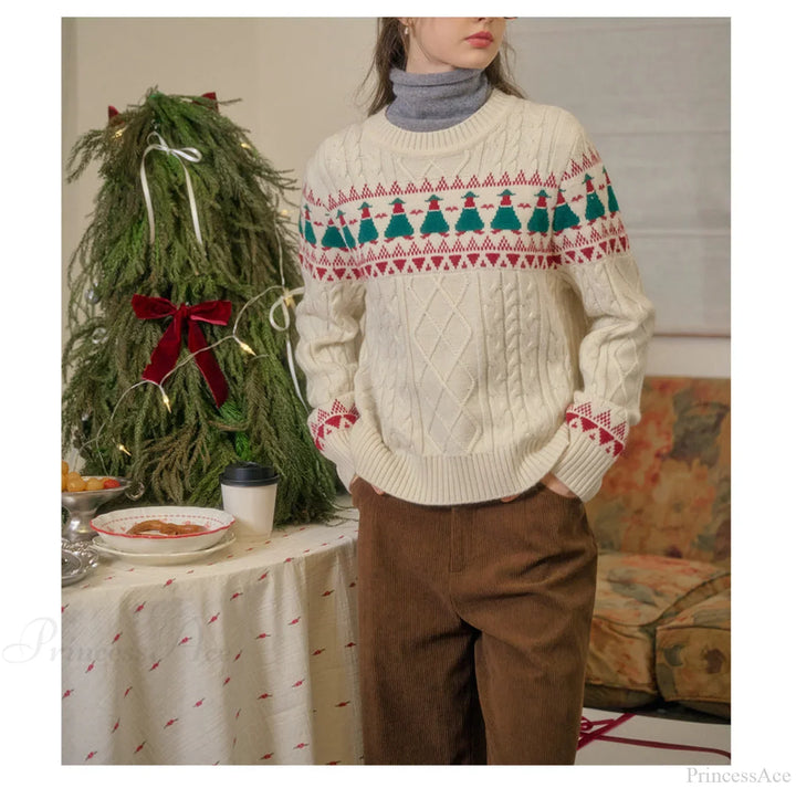 Stilla | Juletræ Vintage Fair Isle Pullover