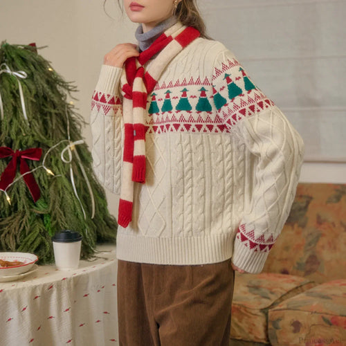 Stilla | Juletræ Vintage Fair Isle Pullover