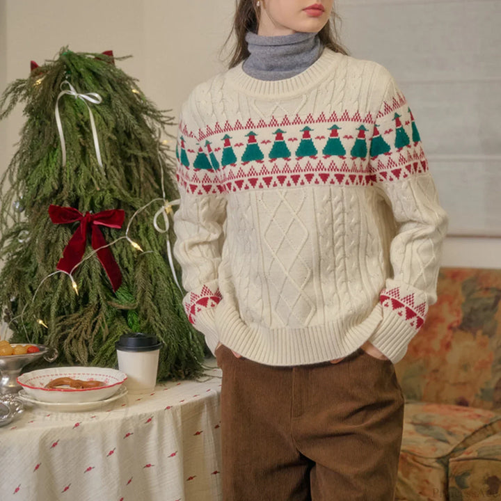 Stilla | Juletræ Vintage Fair Isle Pullover