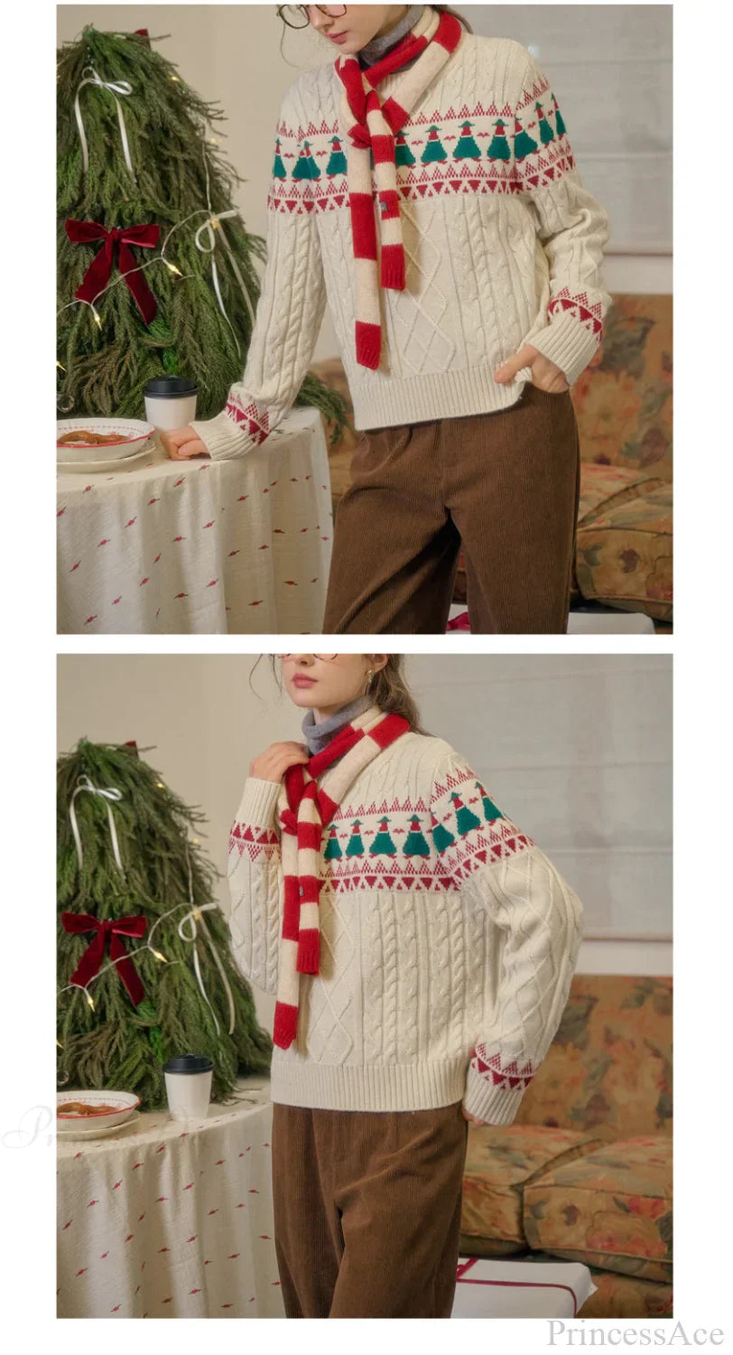 Stilla | Juletræ Vintage Fair Isle Pullover