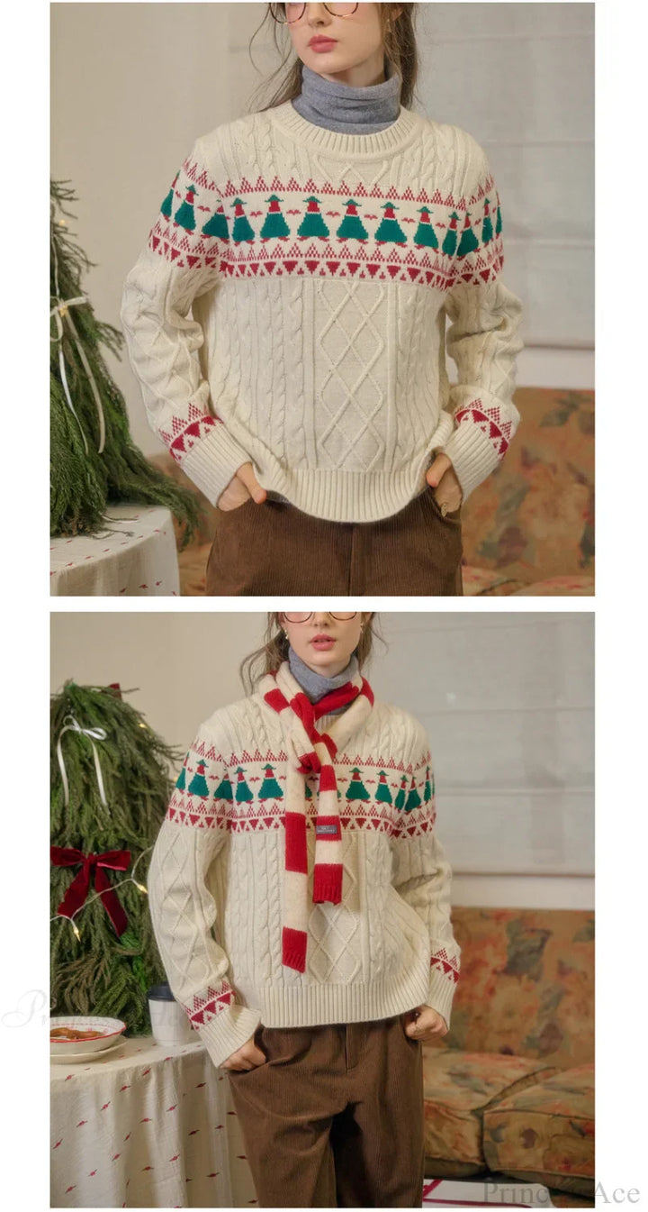 Stilla | Juletræ Vintage Fair Isle Pullover
