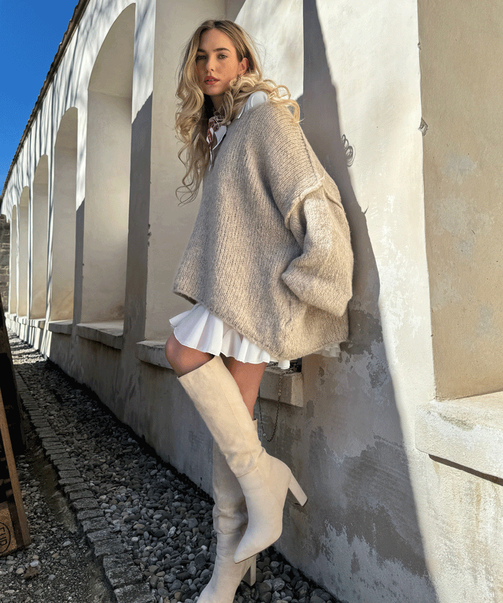 Stilla | Elegant Hvid Nederdel
