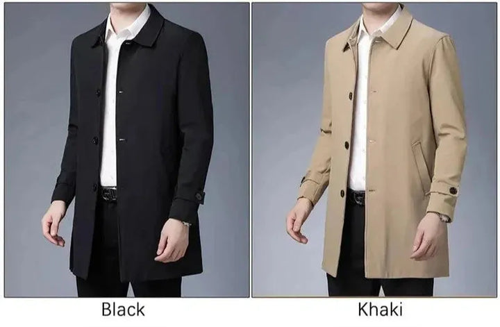 Stilla | Klassisk Knap Herre Bil Frakke