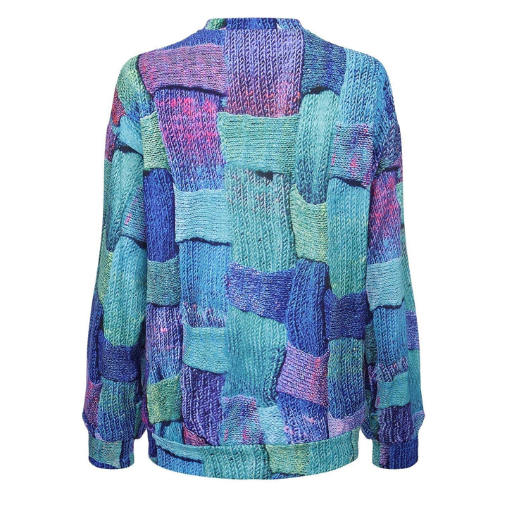 Stilla | Farverig Sweatshirt med Unikt Design