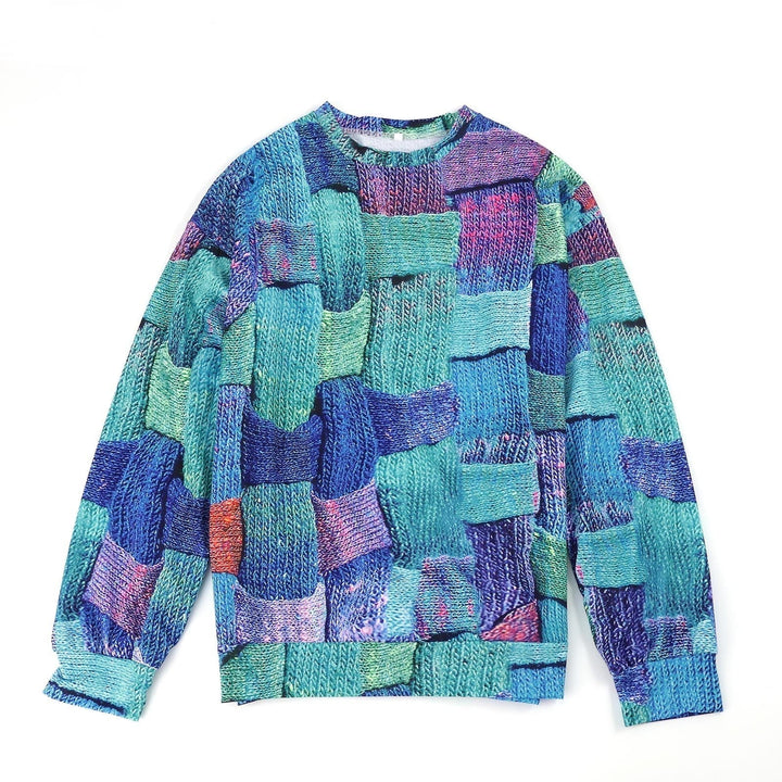Stilla | Farverig Sweatshirt med Unikt Design