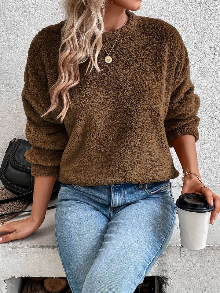 Stilla | Behagelig Teddy Pullover Sweatshirt