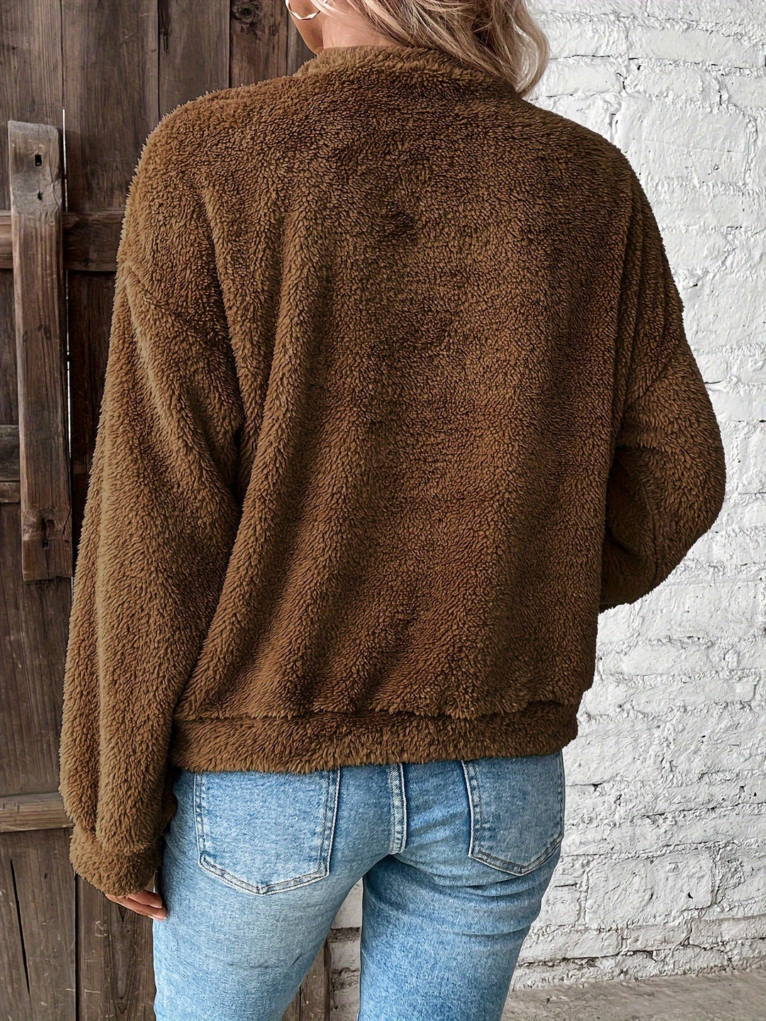 Stilla | Behagelig Teddy Pullover Sweatshirt