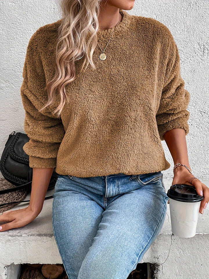 Stilla | Behagelig Teddy Pullover Sweatshirt