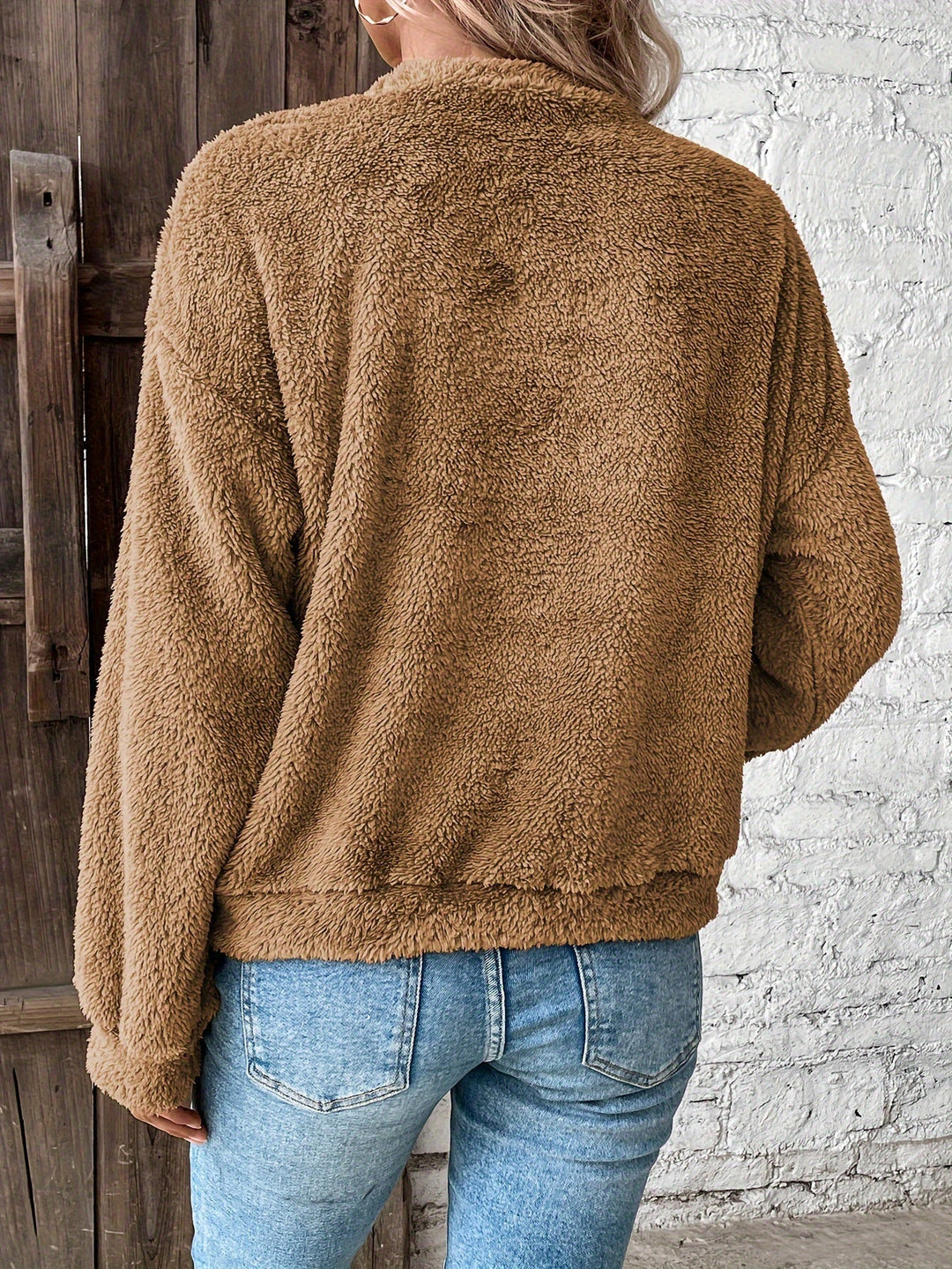 Stilla | Behagelig Teddy Pullover Sweatshirt