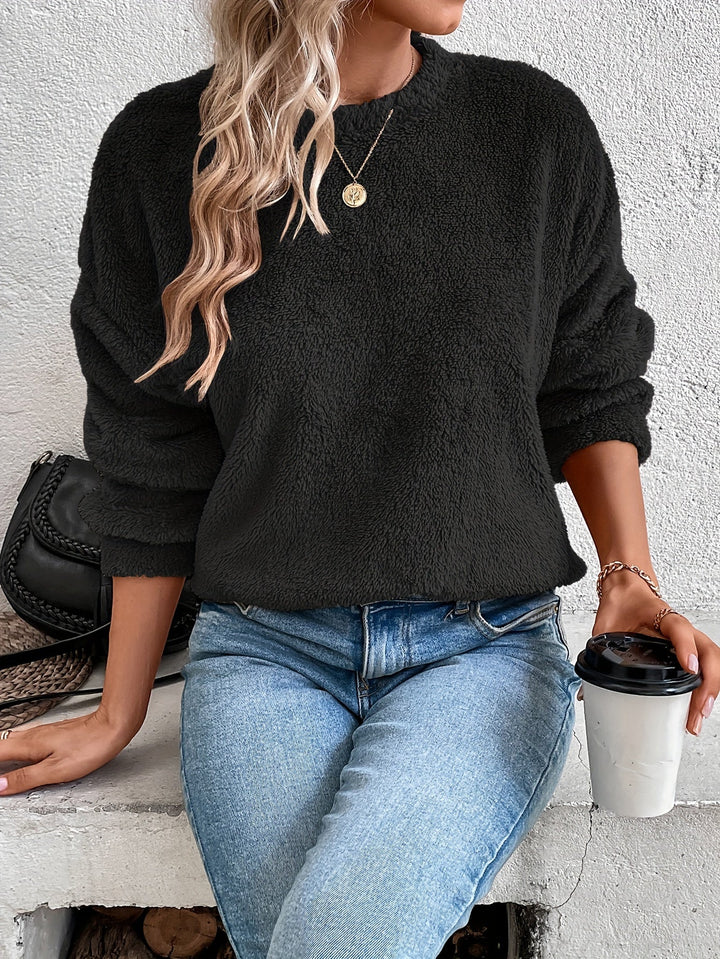 Stilla | Behagelig Teddy Pullover Sweatshirt