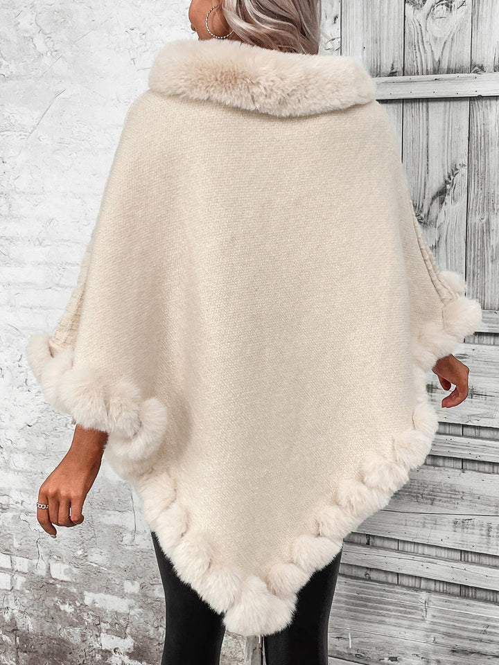 Stilla | Behagelig Dame Vinter Poncho