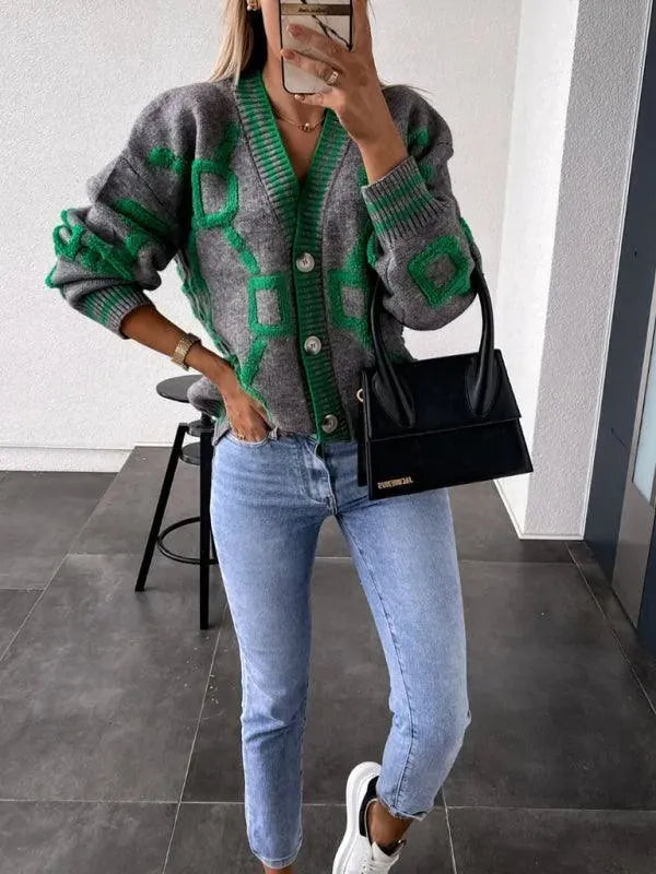 Stilla | Drop Shoulder Strikjakke