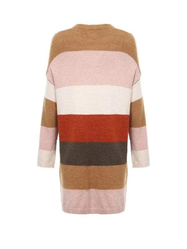 Stilla | Lang Damen Strikjakke Pullover