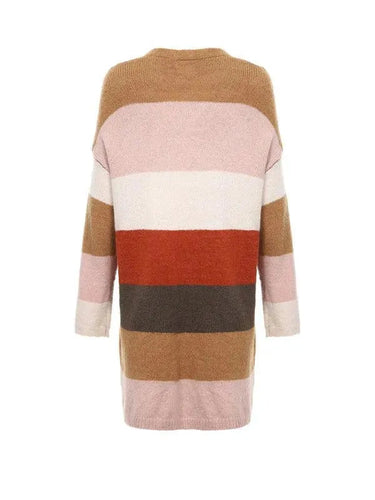 Stilla | Lang Damen Strikjakke Pullover