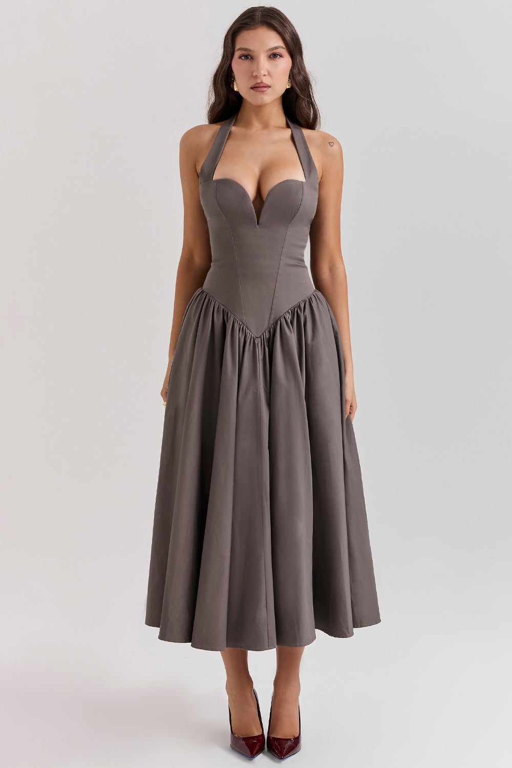 Stilla | Halter Midikjole