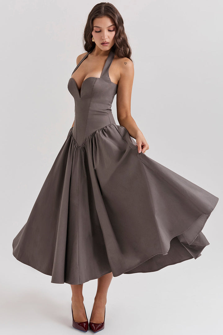 Stilla | Halter Midikjole